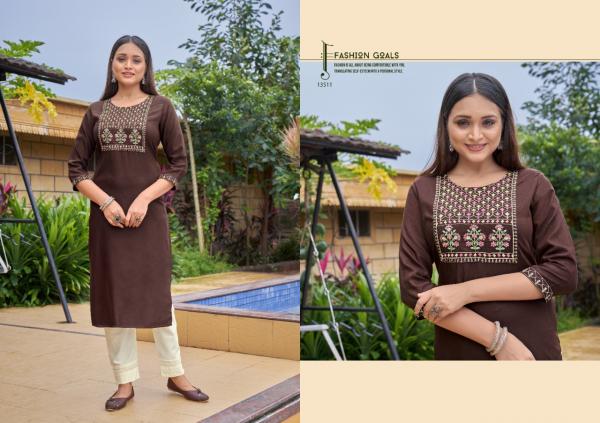 Kalaroop Liza Vol 3 Rayon Fancy Designer Kurti Collection